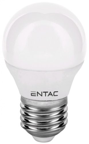Entac LED Mini Globe E27 6,5W CW 6400K