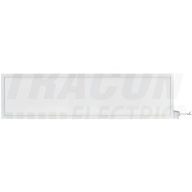   Tracon LED panel, téglalap, fehér 230VAC, 50Hz, 40W, 3100lm, 2700K, IP40, 1195x295mm, EEI=A