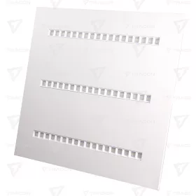 Sávos LED panel, négyzet, fehér