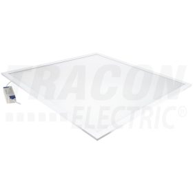   Tracon LED panel, négyzet, fehér 230VAC, 50Hz, 40W, 3300lm, 2700K, IP40, 595×595mm, EEI=A