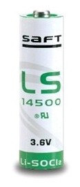 SAFT LS14500 AA 3,6V Lítium Ceruza Elem 2.6Ah
