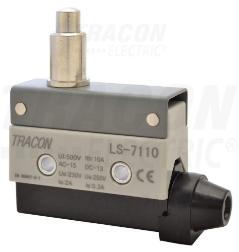 Tracon Helyzetkapcsoló, kúpos, ütközős  1×CO, 2A/230V AC, 22mm, IP40