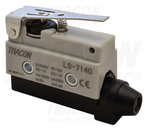 Tracon Helyzetkapcsoló, rugószáras 1×CO, 2A/230V AC, 46mm, IP40