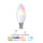 DURA SMART LED CANDLE 5W RGB+W E14 gyertya, wifi, Bluetooth, Amazon Alexa, Google Voice Assistant
