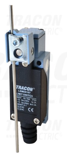 Tracon Helyzetkapcsoló, billenőkar-pálca 1×NO+1×NC, 5A/250V AC, 0-100mm, IP65
