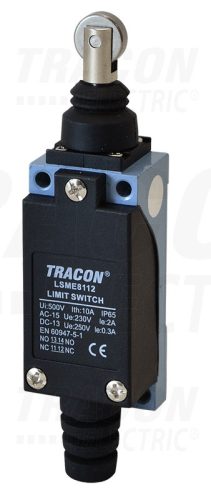 Tracon Helyzetkapcsoló, nyomógörgős 1×NO+1×NC, 5A/250V AC, IP65