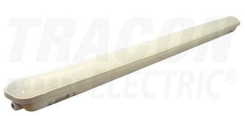 Tracon Védett LED ipari lámpatest 230VAC, 12W, 4000 K, 1000 lm, IP65, EEI=A