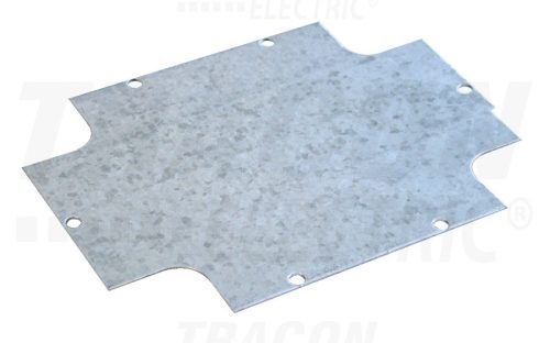 Tracon Galvanizált szerelőlap MD-dobozokhoz 172×127mm