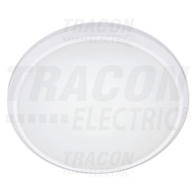   Tracon Mozgásérzékelős fali lámpatest, kerek forma, 230 VAC, 12W, 850lm, 4500K, 10s-10m, 5-2000lx, 9m, EEI=F