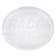 Tracon Mozgásérzékelős fali lámpatest, kerek forma, 230 VAC, 12W, 850lm, 4500K, 10s-10m, 5-2000lx, 9m, EEI=F