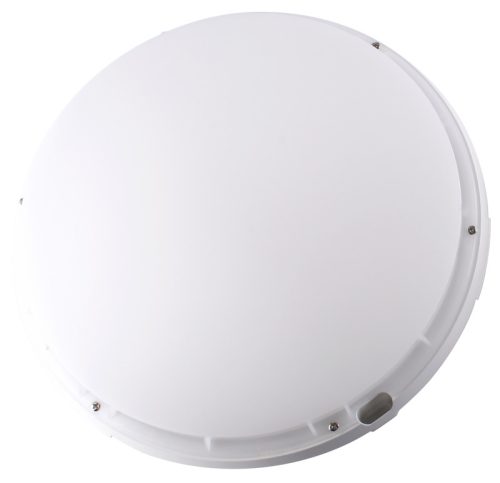 Tracon Védett kerek mennyezeti lámpa, mozgásérzékelővel, 18W, 1600lm 360°, 3-7m, 40s, <10lux, IP65, EEI=F