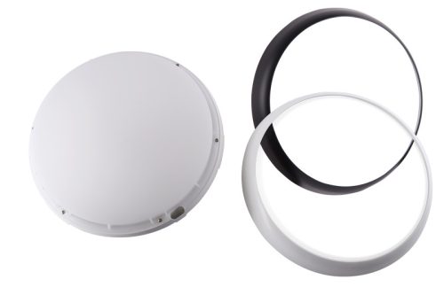 Tracon Védett kerek mennyezeti lámpa, mozgásérzékelővel, 18W, 1600lm 360°, 3-7m, 40s, <10lux, IP65, EEI=F