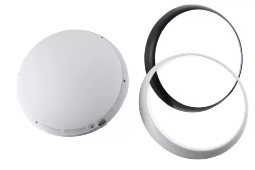 Tracon Védett kerek mennyezeti lámpa, mozgásérzékelővel, 18W, 1600lm 360°, 3-7m, 40s, <10lux, IP65, EEI=F