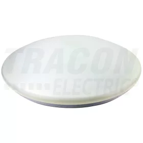   Tracon Beltéri LED mennyezeti lámpa, opál burás 230 VAC, 50 Hz, 12 W, 750 lm, 4000 K, IP20, EEI=A