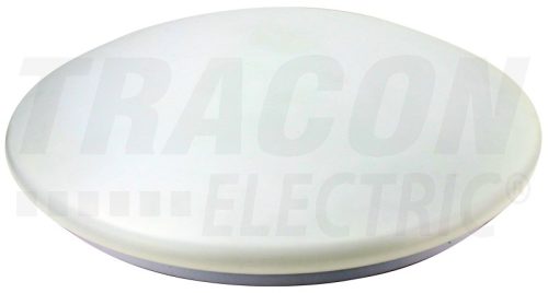 Tracon Beltéri LED mennyezeti lámpa, opál burás 230 VAC, 50 Hz, 18 W, 1100 lm, 4000 K, IP20, EEI=A