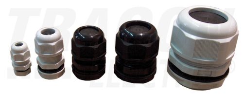 Tracon Metrikus tömítőszelence, fekete IP66, 6.5-14mm