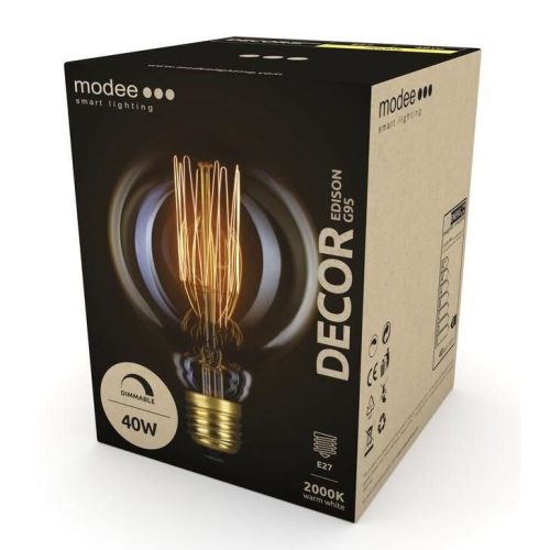 Modee Smart Lighting Dekor Edison G95 40W E27 360° 2000K