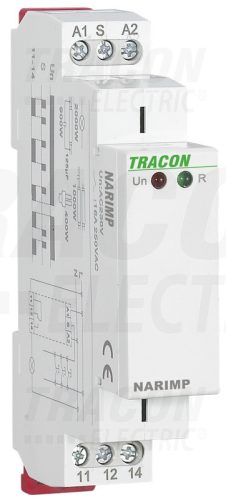 Tracon Impulzusrelé AC/DC 12-240V, 16A/AC1/230V