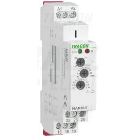   Tracon Csillag-delta időrelé AC/DC12-240V, t1:0,1s-10min t2:0,1s-1s 16A/AC1, 250VAC/24VDC