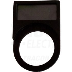   Tracon Felirati tábla (hátoldalról pattintható) 25×10mm; ABS