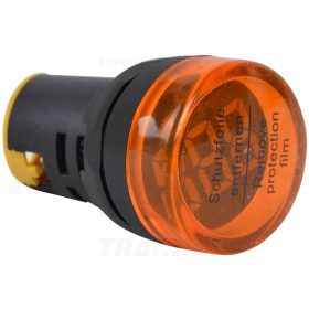   Tracon Feszültségmérő, LED jelzőfény, sárga 24-500VAC, d=22mm