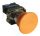 Tracon Gombafejű nyomógomb, fémalapra szerelt, sárga 1×NO, 3A/400V AC, IP42, d=40mm