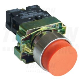   Tracon Kiálló nyomógomb, fémalapra szerelt, piros 1×NC, 3A/240V AC, IP42