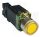 Tracon Világító nyomógomb, fémalap, trafóval,sárga,glim,izzó nélk. 1×NO, 3A/230V AC, 6V, IP42