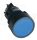 Tracon Nyomókapcsoló, műanyag testű, kék 1×CO, 0,4A/400V AC, IP42, d=22mm