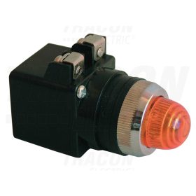   Tracon Jelzőlámpa, műanyag testű, kék, transzformátorral 0,4A/400V AC, d=22mm, IP42, NYGI6