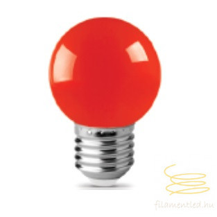 LED PARTY COLOR  G45 RED E27 3W RedK OM03-02402