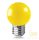 LED PARTY COLOR  G45 YELLOW E27 3W YellowK OM03-02404