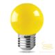 LED PARTY COLOR  G45 YELLOW E27 3W YellowK OM03-02404