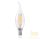 LED FILAMENT  Candle Clear, wind E14 6W 2800K OM44-05507