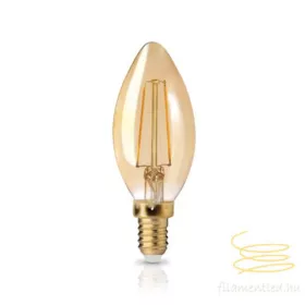   LED FILAMENT Dimmerable Vintage Candle Clear E14 6W 2200K OM44-05870