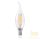 LED FILAMENT Dimmerable Candle Clear, wind E14 6W 2800K OM44-05873