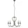 ONLI LAMPADARIO CANDELA 5 LUCI COL.BRONZO 4236/5B