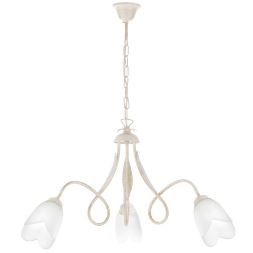 ONLI LAMPADARIO DOPPIO GIRO 3L COL. AVORIO 4250/3A