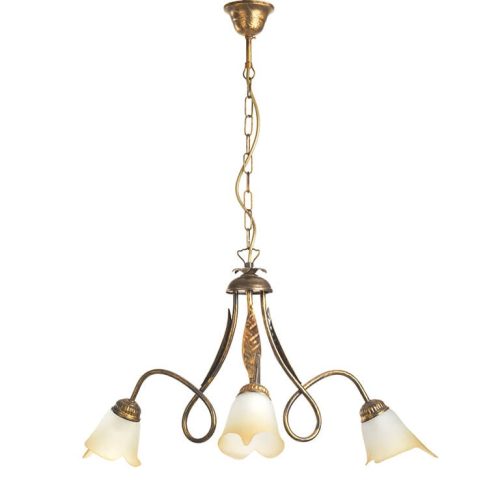 ONLI LAMPADARIO DOPPIO GIRO 3L COL. BRONZO 4250/3B