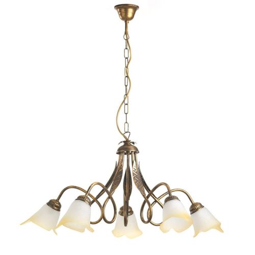 ONLI LAMPADARIO DOPPIO GIRO COL. BRONZO 4250/5B