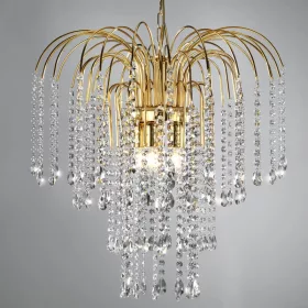 ONLI LAMP. PIOGGIA/G. 5XE14 BAGNO ORO 24kt 4698/GORO