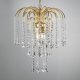 ONLI LAMP. PIOGGIA/M. 3XE14 BAGNO ORO 24kt 4698/MORO