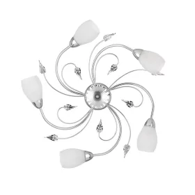 ONLI PLAFONIERA LIA 5 LUCI CROMO 4719/PL5C