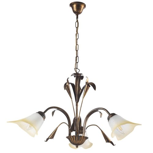 ONLI LAMPADARIO LUCREZIA 3 LUCI BRONZO 4722/3B