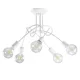 ONLI PLAF. WIRE 5 LUCI BIANCA S/LAMP. 4853/PL5B