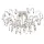 ONLI PLAFONIERA CESTA AVORIO GOCCE 5 LUCI D.50 4864/PL5