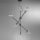 ONLI SOSPENSIONE ASTE 5 LUCI COL.NERO S/LAMPADINE 4879/S5N