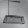 ONLI SOSP. OSCAR RETTANGOLARE 2xE27 RETE COL.NERO  4883/S2