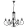 ONLI LAMPADARIO POMPEI 5 LUCI COL.NERO 4885/5N