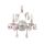 ONLI APPLIQUE KATE AVORIO 2 LUCI GOCCE ROSA 4920/AP2R